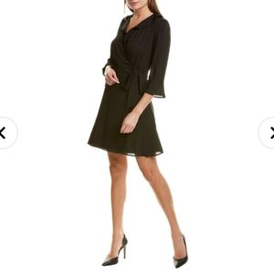 Marella black wrap dress sz 10
